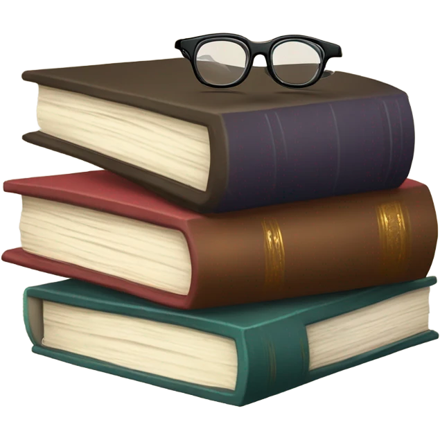 Bookworm emoji
