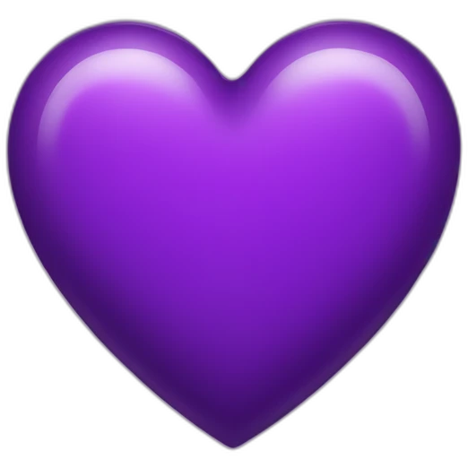 purple heart emoji