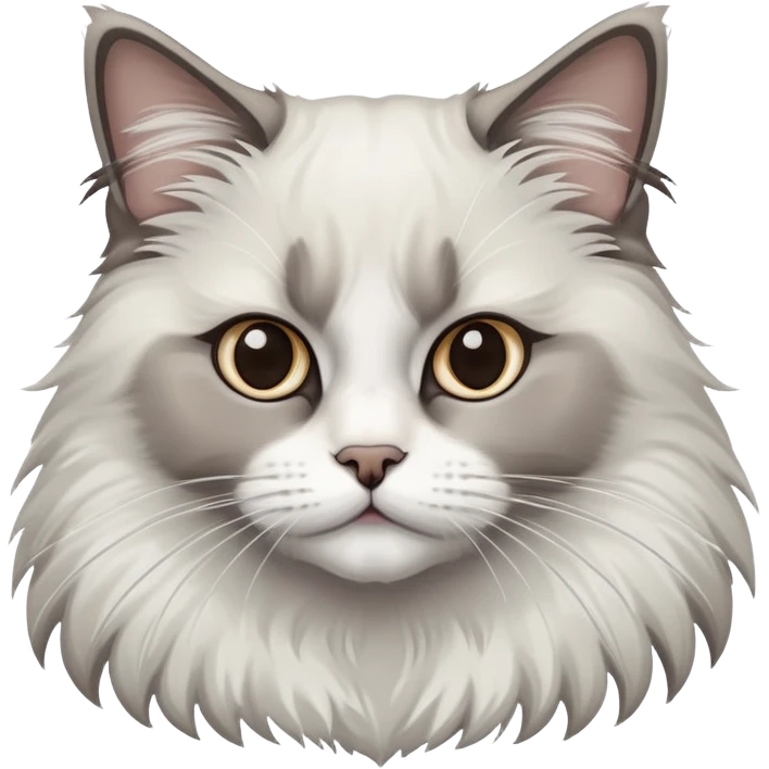 One ragdoll cat from a street gang emoji