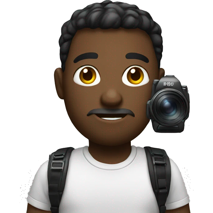 Me with a camera emoji