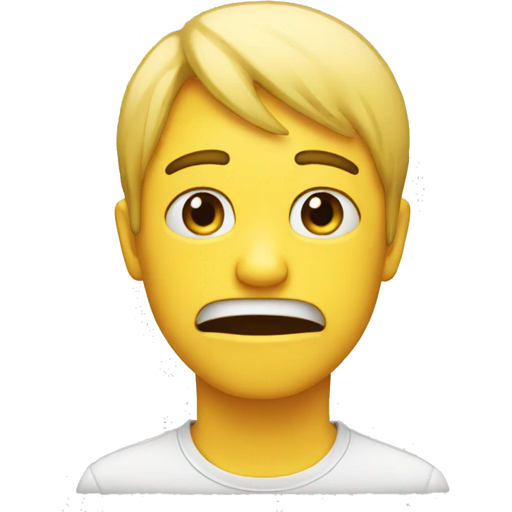 fake crying  emoji