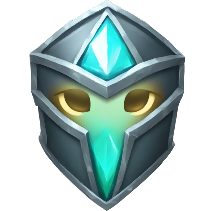 Diamond glowing medival armor emoji