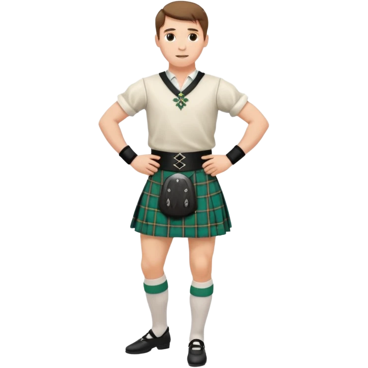 Highland dancing emoji