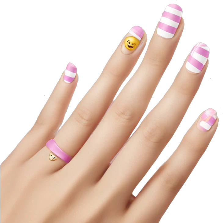 Preppy nails emoji