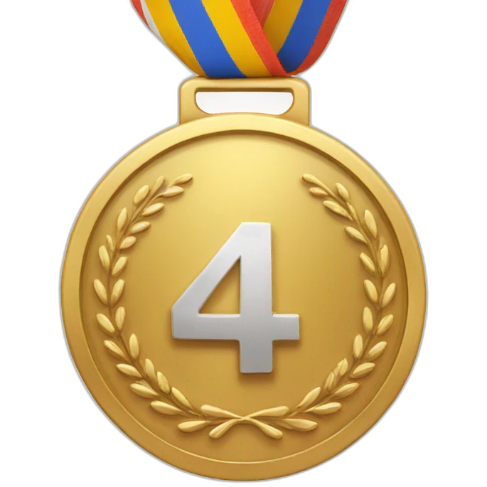 4th place medal emoji