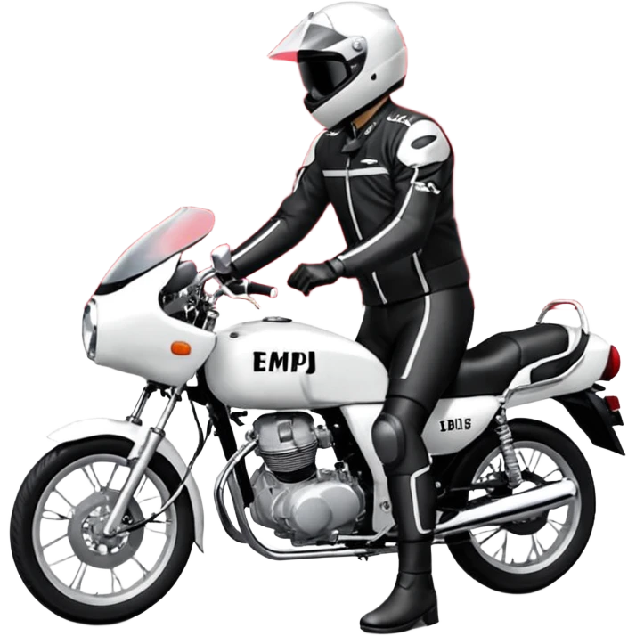 暴走族がバイクに乗って走ってる emoji