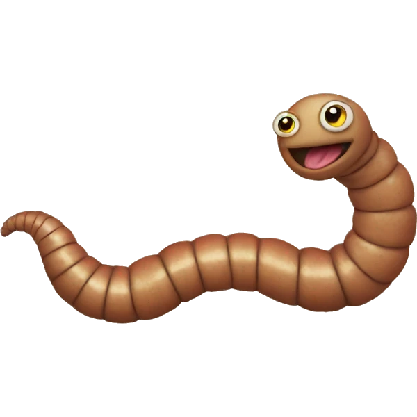 worm emoji