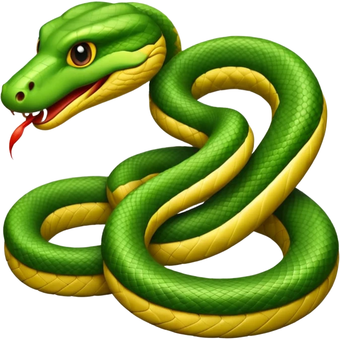 Snake with mustache  emoji