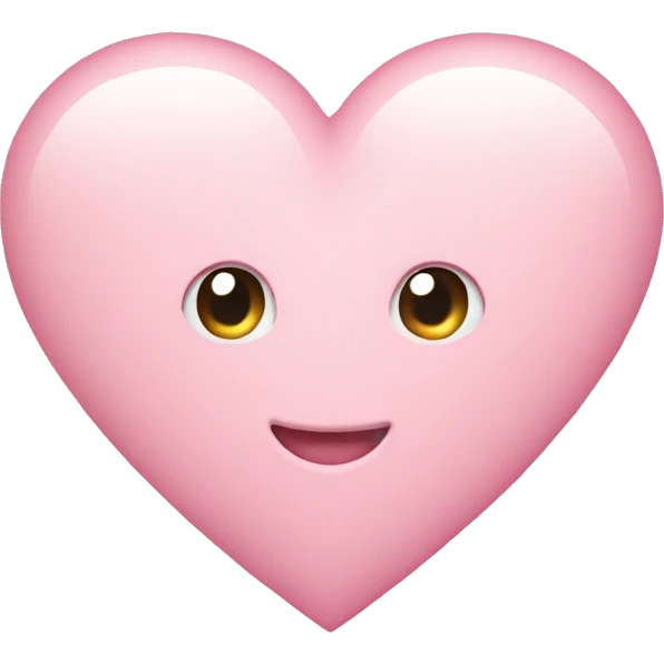 light pink heart emoji