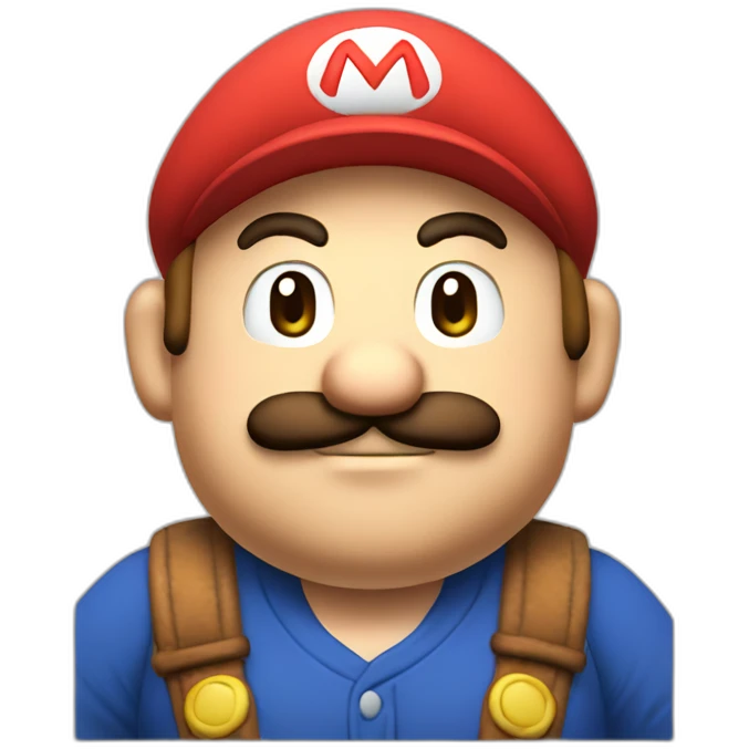 plump body mario emoji