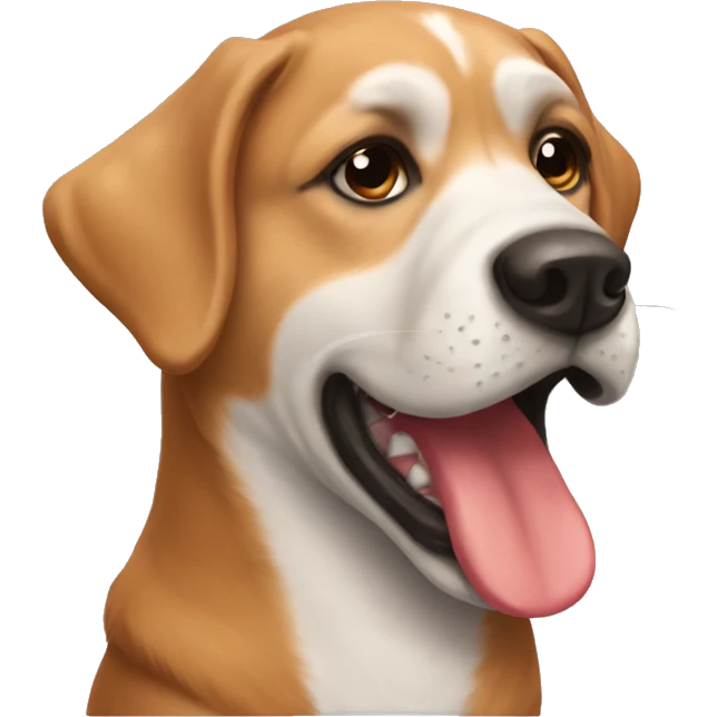Perro rojo emoji