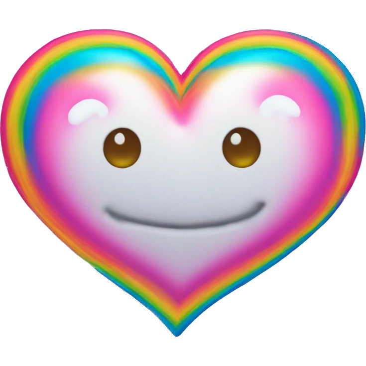 lisa frank heart emoji