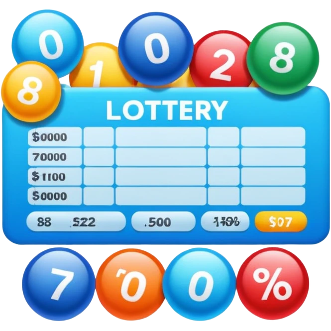 Create 1 blank lottery coupon, clean and colorful, with different header colors and simple grid sections. No numbers, no text emoji