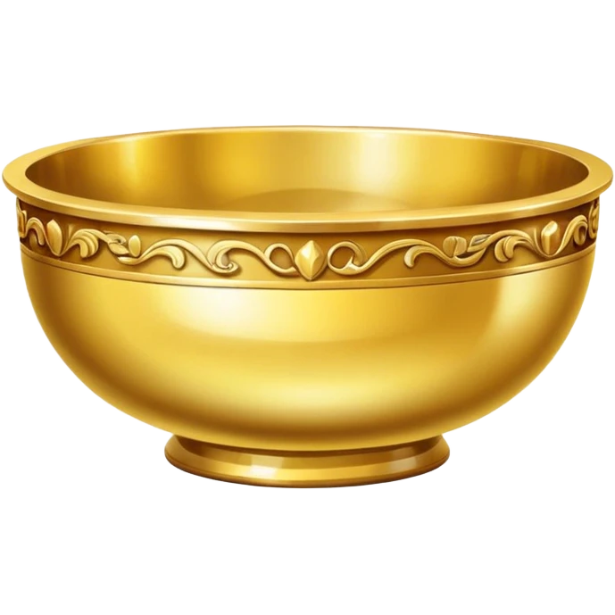 simple gold bowl emoji