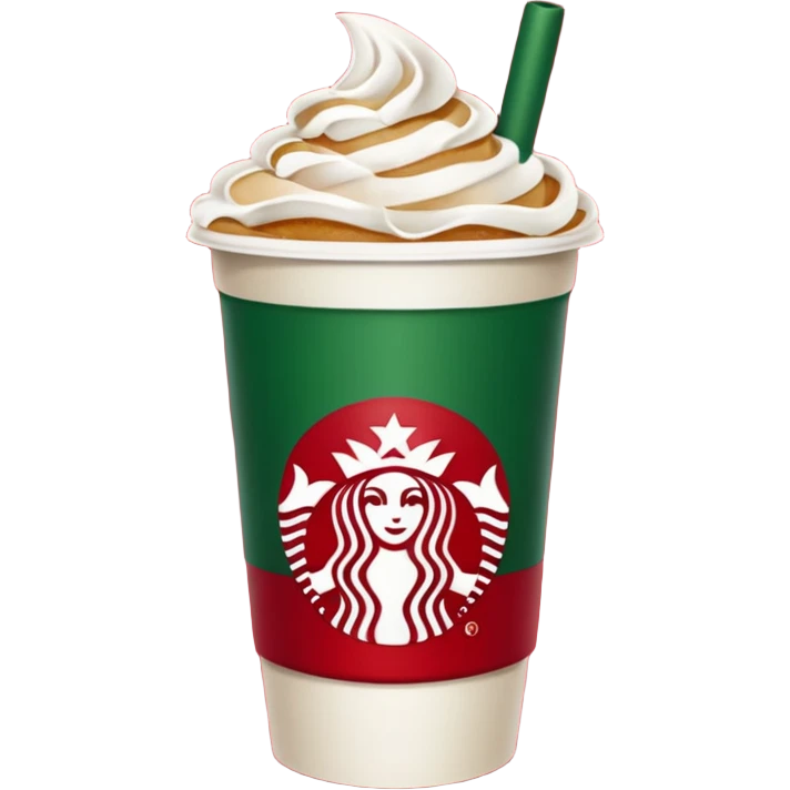 Christmas  starbucks emoji