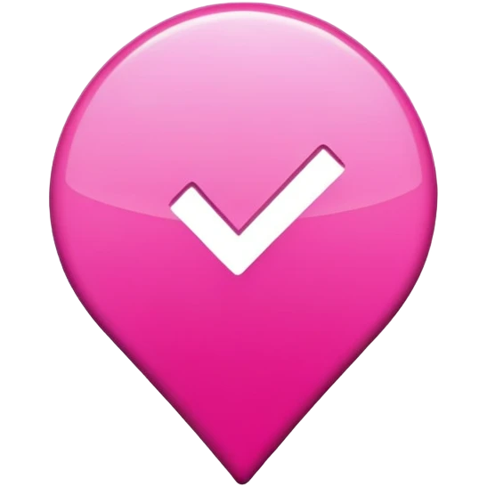 pink check mark emoji