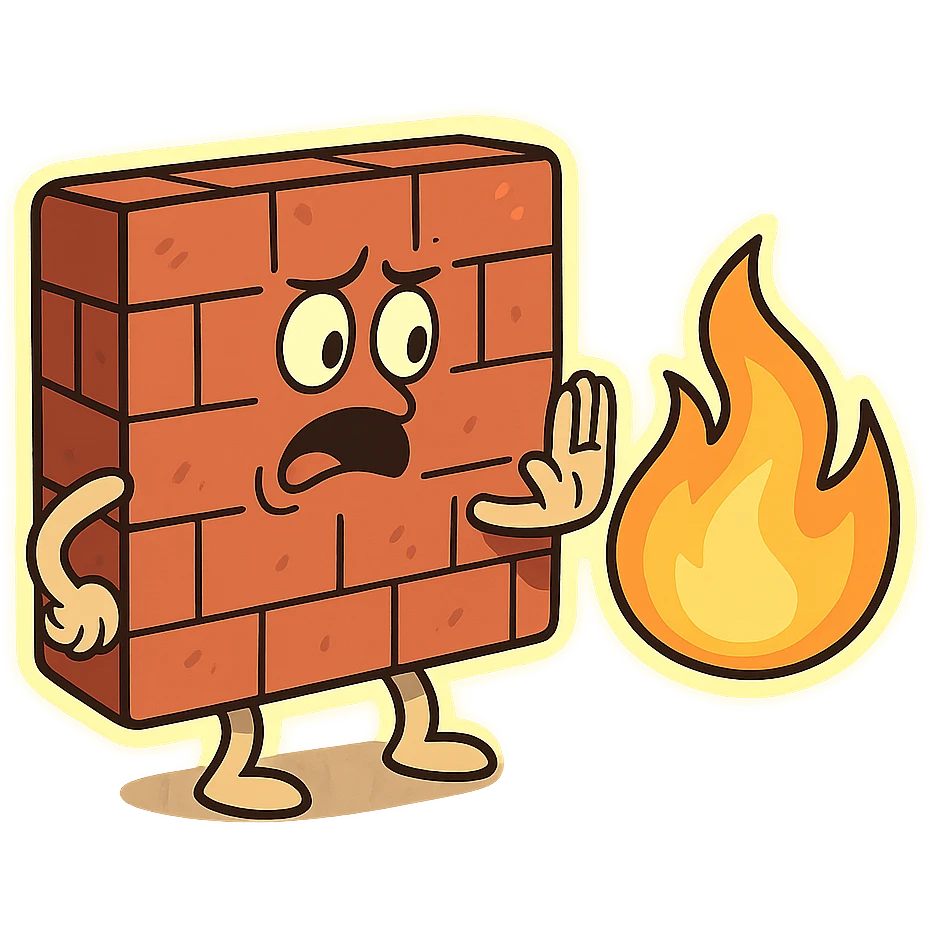 network firewall with glowing effect emoji