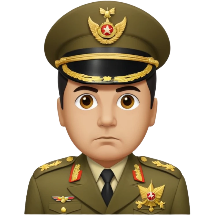 Carlino travestito da duce emoji