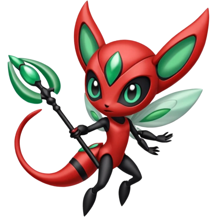 Meloetta-Scizor-Pokémon-Digimon-Fakémon-creature emoji