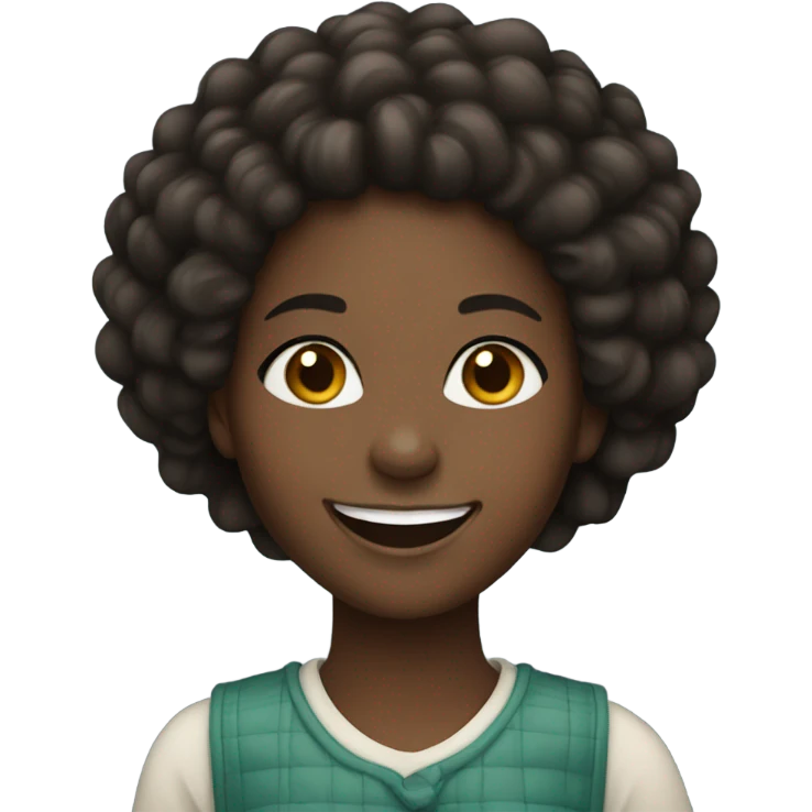 Girl black emoji
