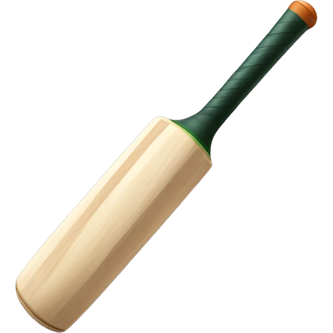 Cricket bat ball emoji