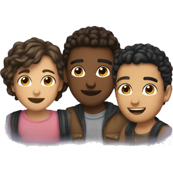 3 best friends  emoji