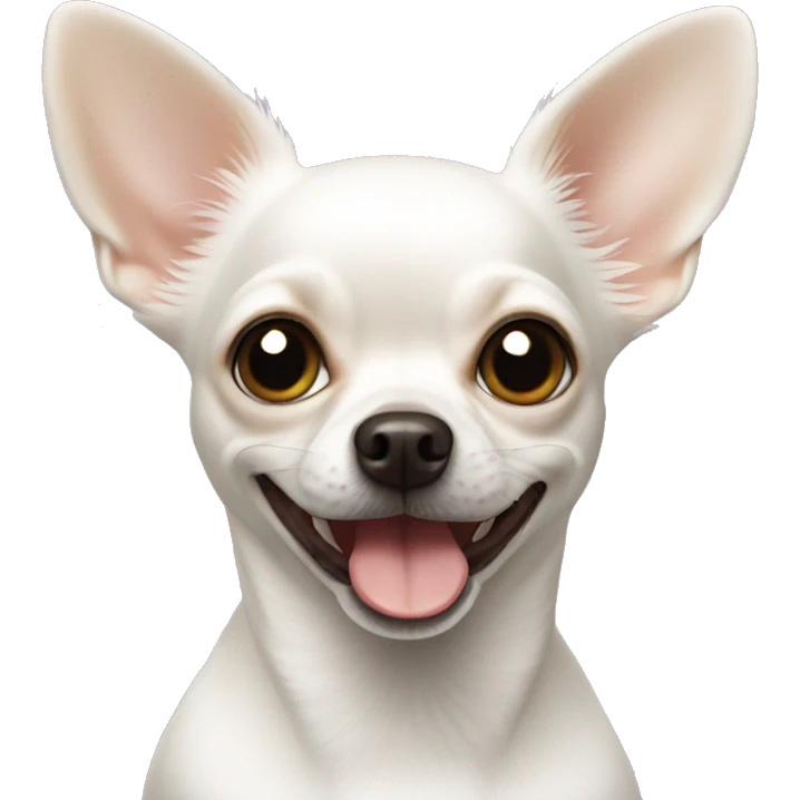 White chihuahua emoji