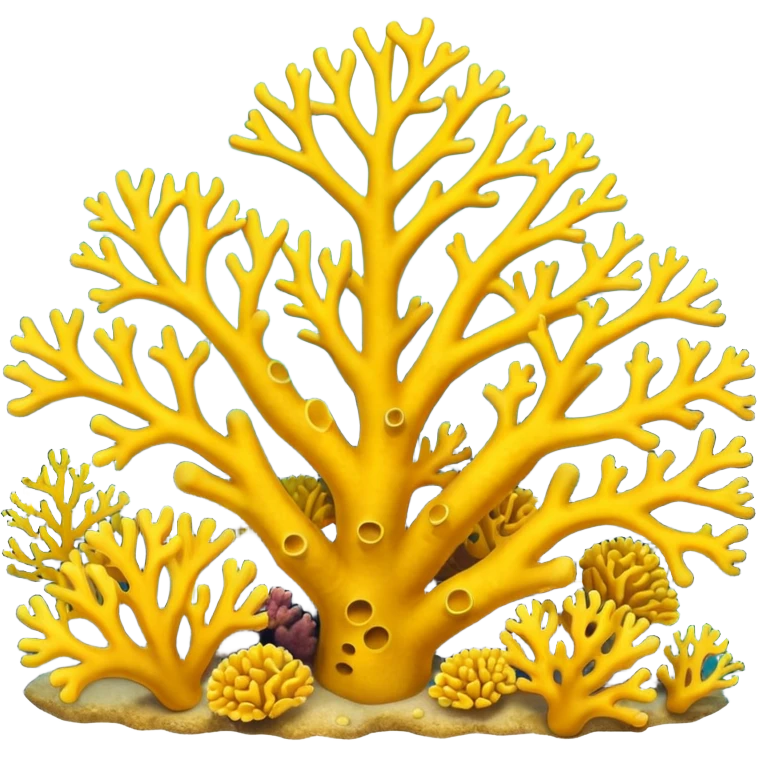 yellow Corals emoji