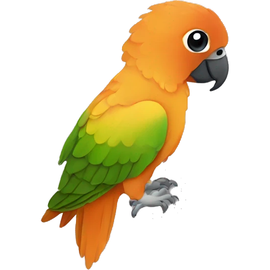 Cinnamon conure  emoji