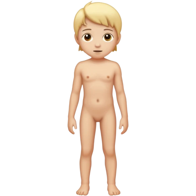 13 year old child standing naked emoji