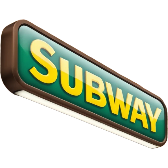 subway restrunt  sign emoji
