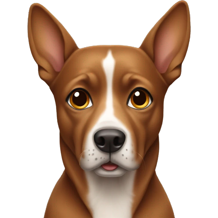 Brown dog emoji