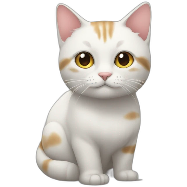 Un chat sur un chat emoji