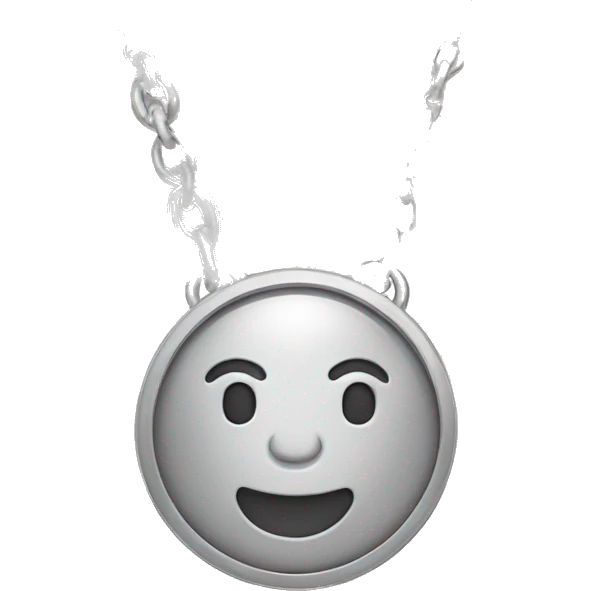 silver necklace emoji