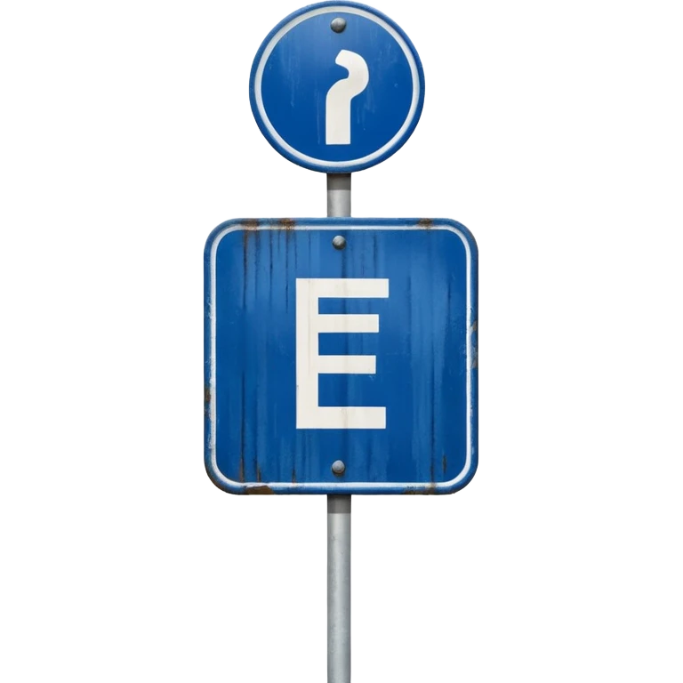 a street sign with Engelsberg emoji