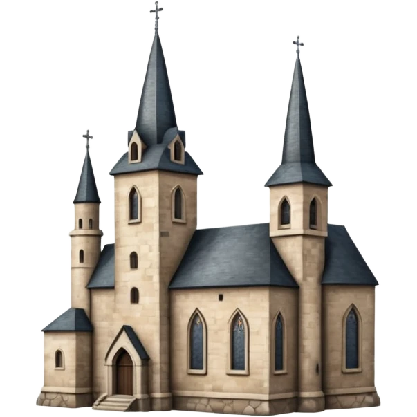 church with turret castle spire emoji