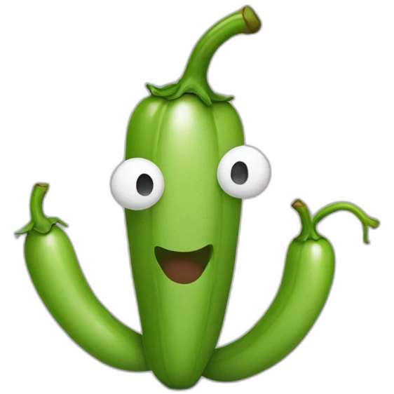Un haricots qui applis emoji