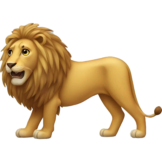 AI with Lion emoji