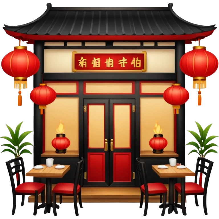 Chinese restaurant. emoji