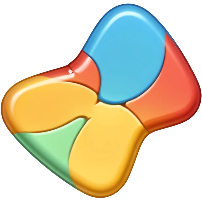 make the taffy with a irregular shape emoji