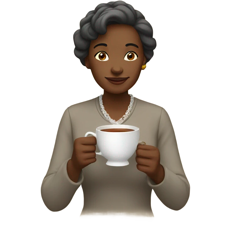 Women drinking tea emoji