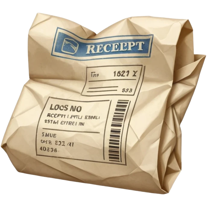 e receipt emoji
