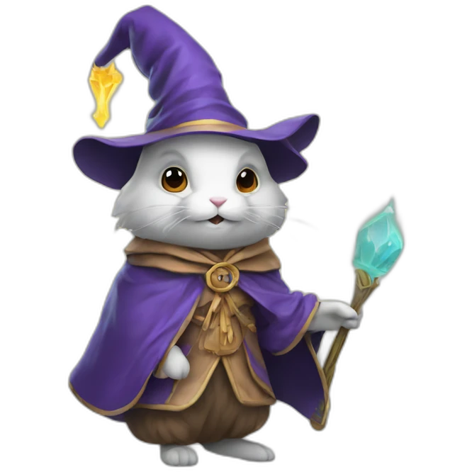 Rabbit wizard emoji