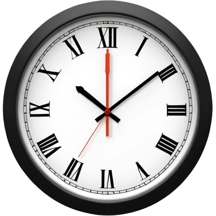 wall clock showing 10 am emoji