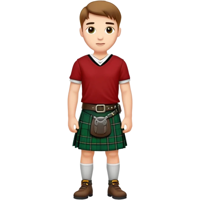 A man in a kilt emoji