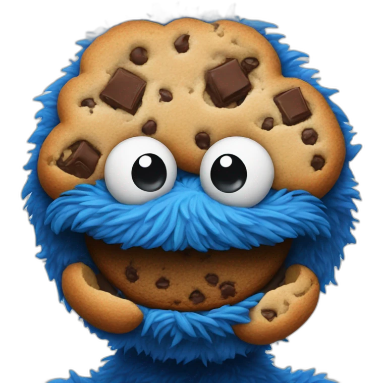 Cookie monster emoji