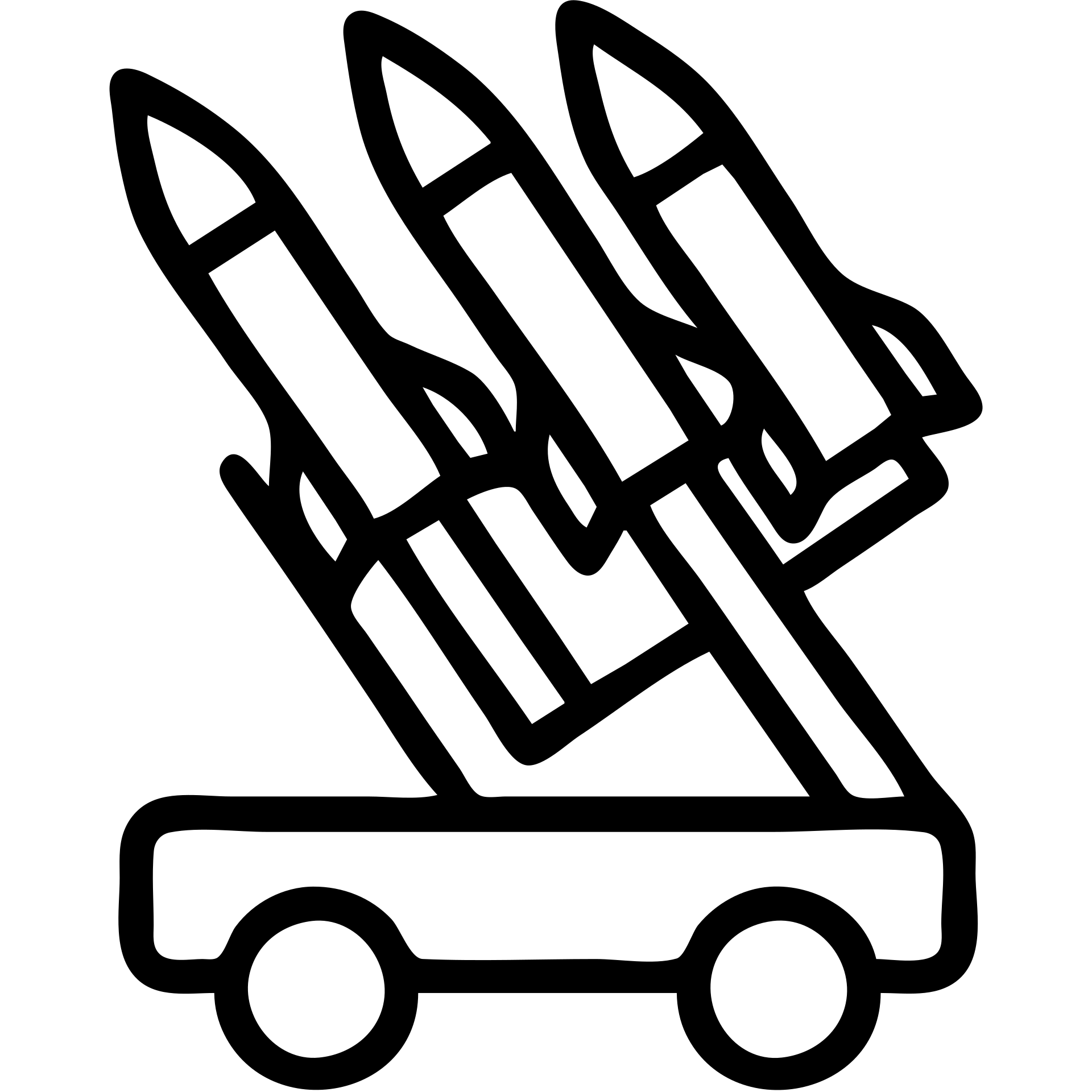 missile battery, black outline icon style emoji