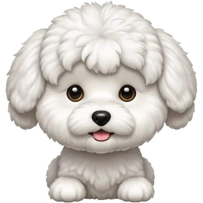 Bichon dog emoji