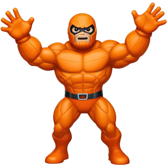 The Thing Marvel character orange rocky superhero emoji
