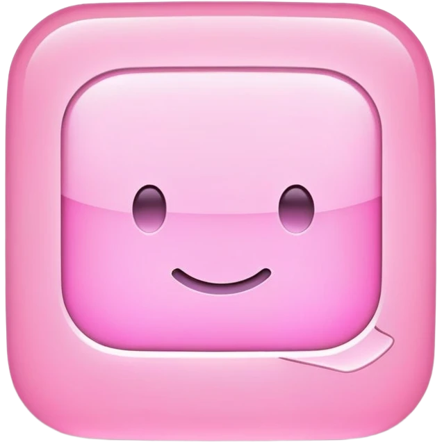 Light pink text messages emoji